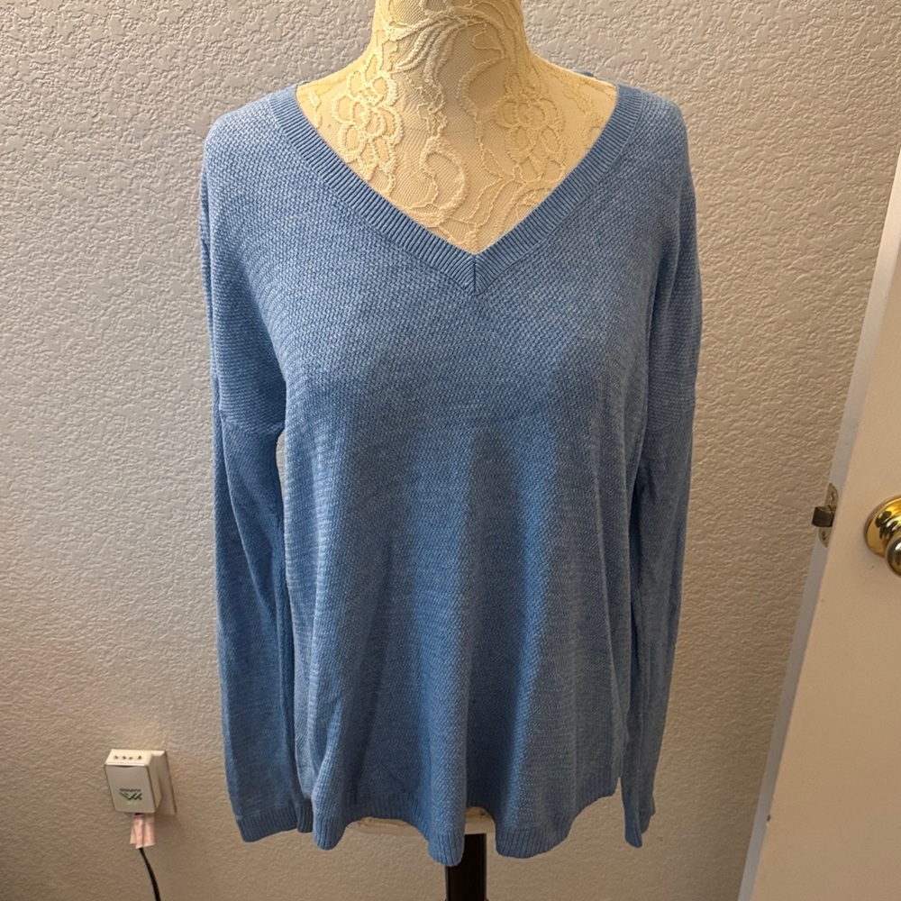 Sonoma Blue V-Neck Sweater